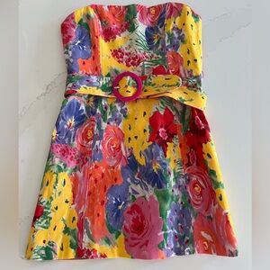 Amanda Uprichard Classic Strapless Mini